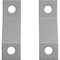 Ekena Millwork Premium Z-Brackets for Barn Door Track (set of 2), PC Chrome GB6001TZCR - alternate 1